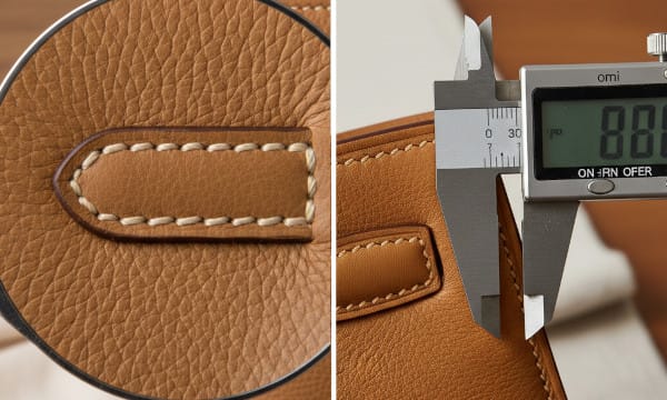how to authenticate saddle stitching luxury bag